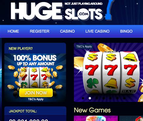Hugeslots casino codigo promocional